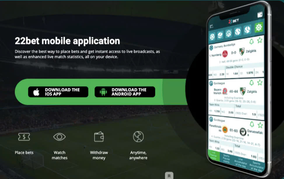 22BET cung cấp dịch vụ hỗ trợ trên nhiều nền tảng khác nhau